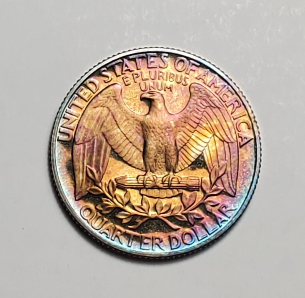 TONED 1988 S WASHINGTON QUARTER PROOF UNC #C3228