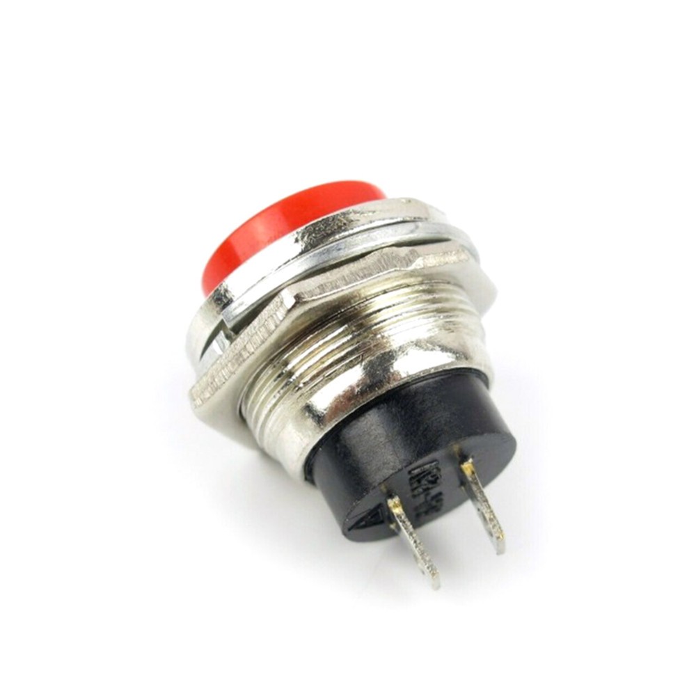 10Pcs Round Button Head Power Switch Circle Control Kill Switch Small Self-Reset