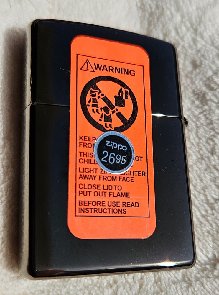 Zippo Lighter 2004 Choice Collection: Zebra Jamboree, New In Box, Sharp Looking!