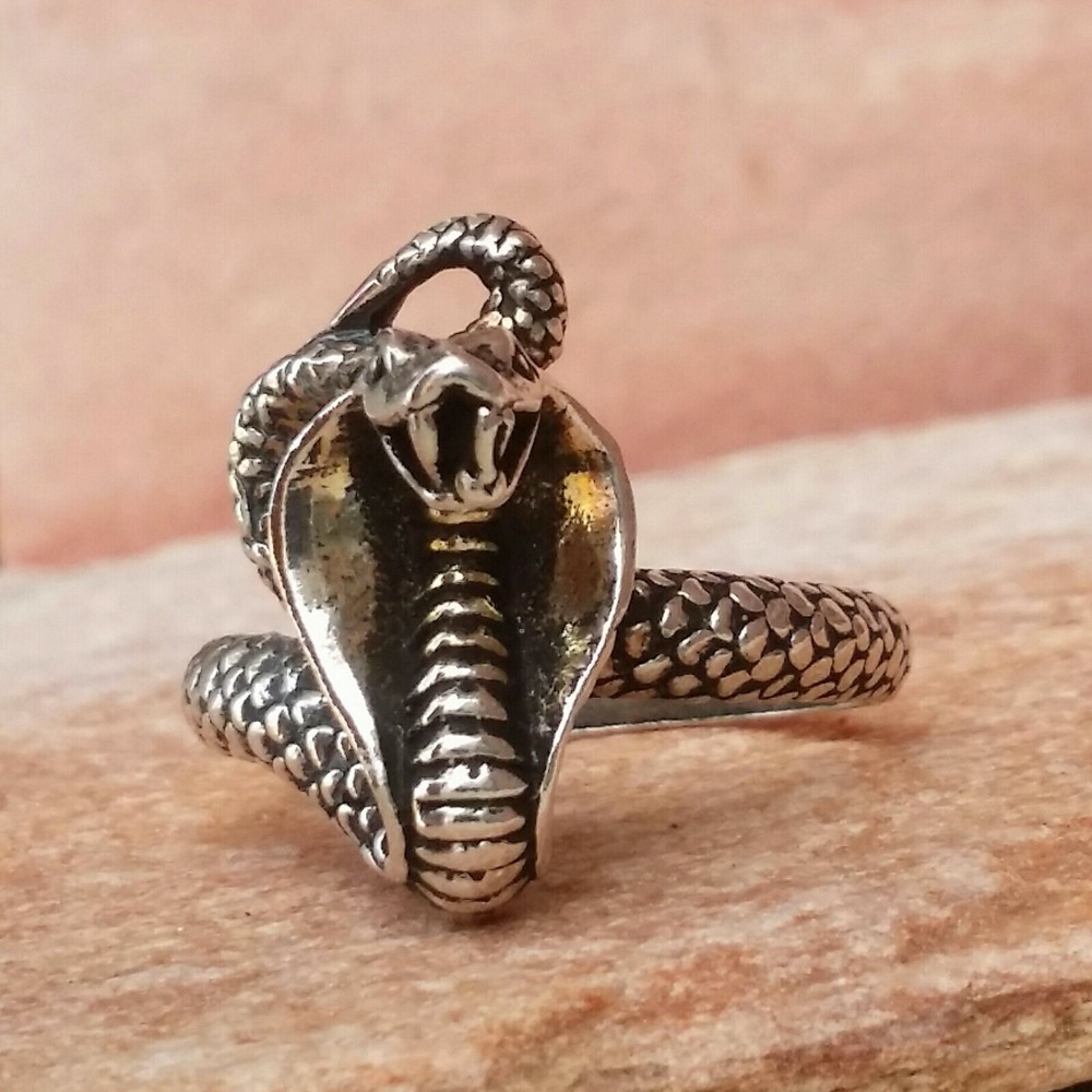 DISCOUNTED 925 SILVER RING women snake men