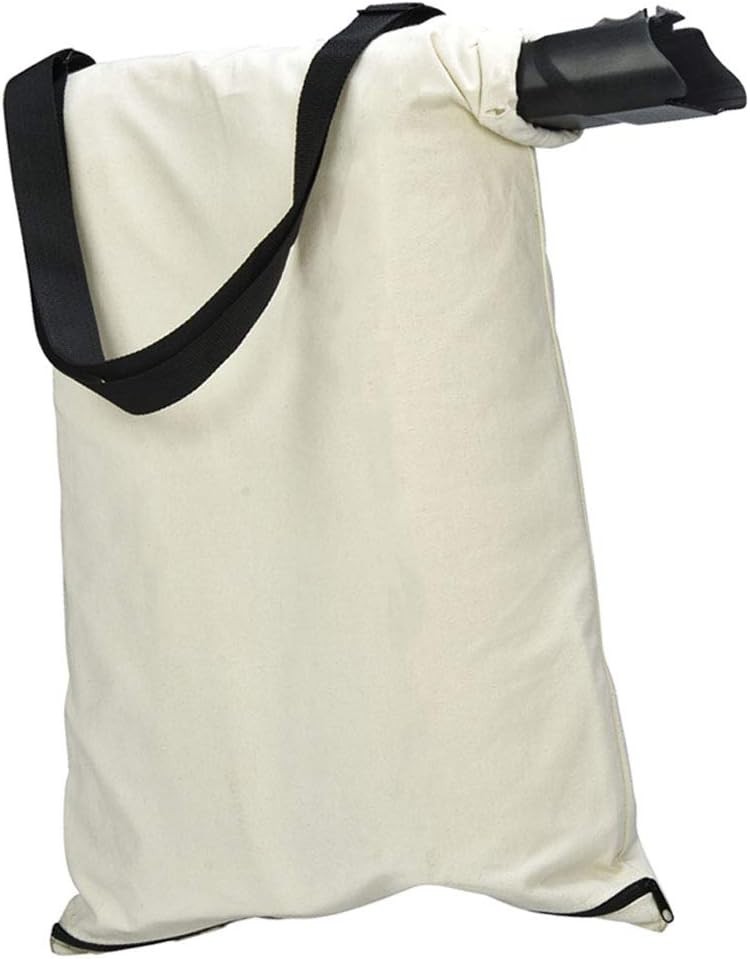 Cotton Leaf Blower Vacuum Bag - Effortless Emptying & Adjustable Straps