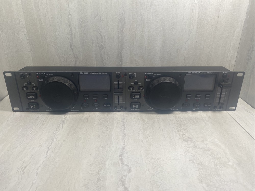 Gemini CDX-2250 Dual Rack Mount Professional CD Player
