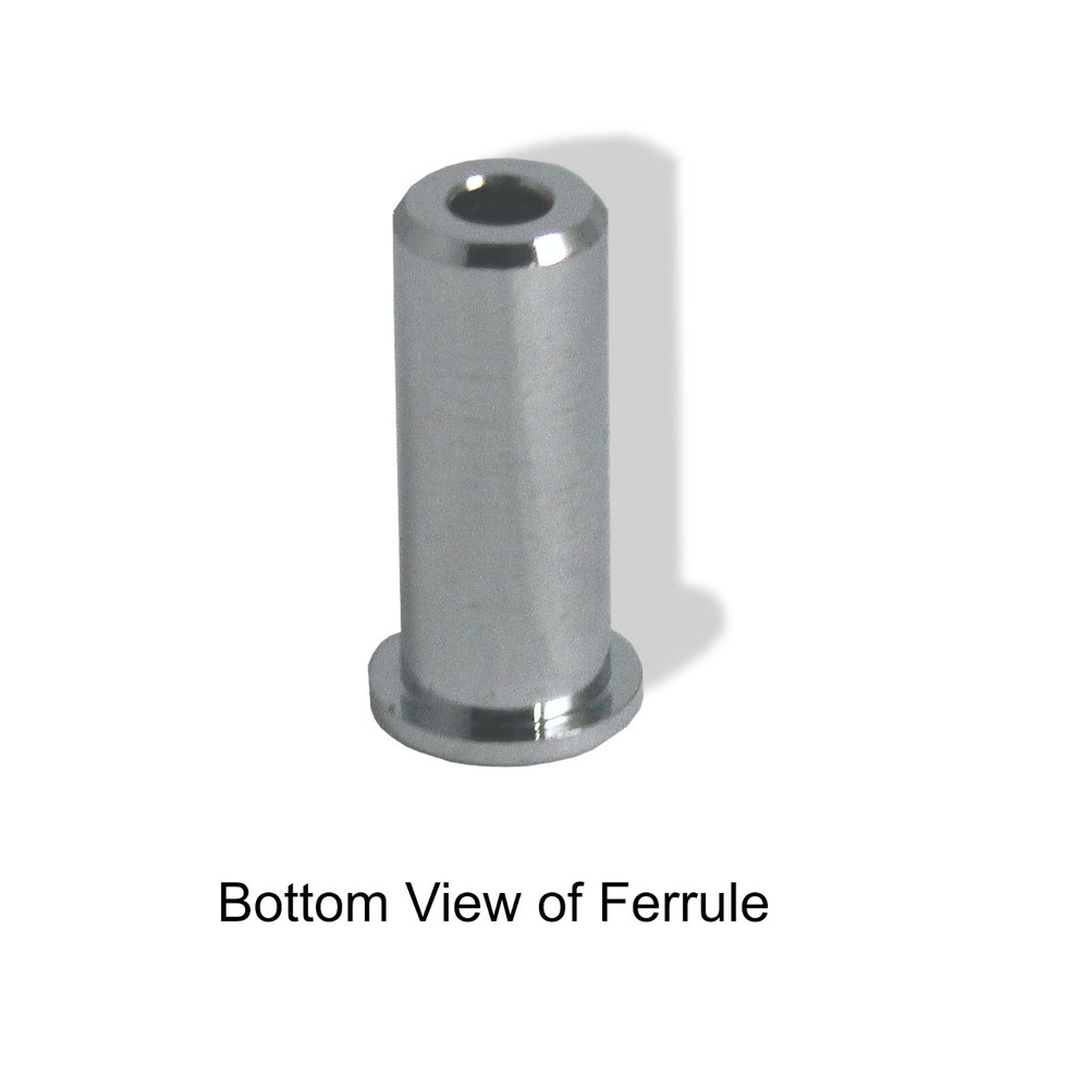 Ferrule String Bass Deep Rear 3/8 Inch Chrome 6 String 0811386CH