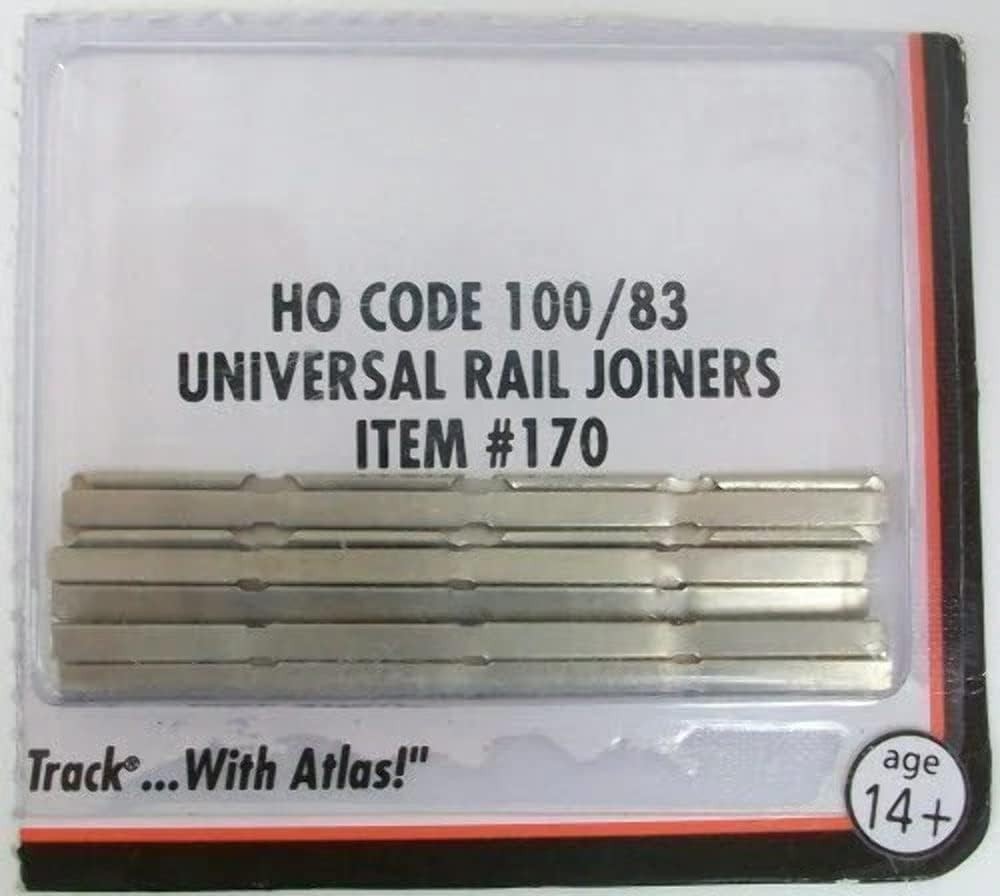 Universal Nickel Silver Rail Joiners 48 Pcs - Perfect for HO Code 100/83 Tracks
