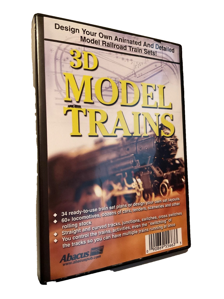3d Model Trains Design Software by Abacus for PC 2007 Simulator