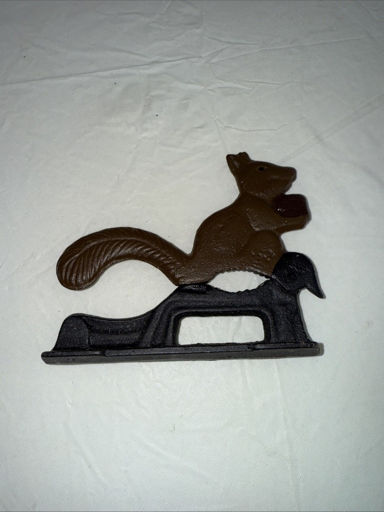 Nut cracker metal squirrel, Retro kitchen decor
