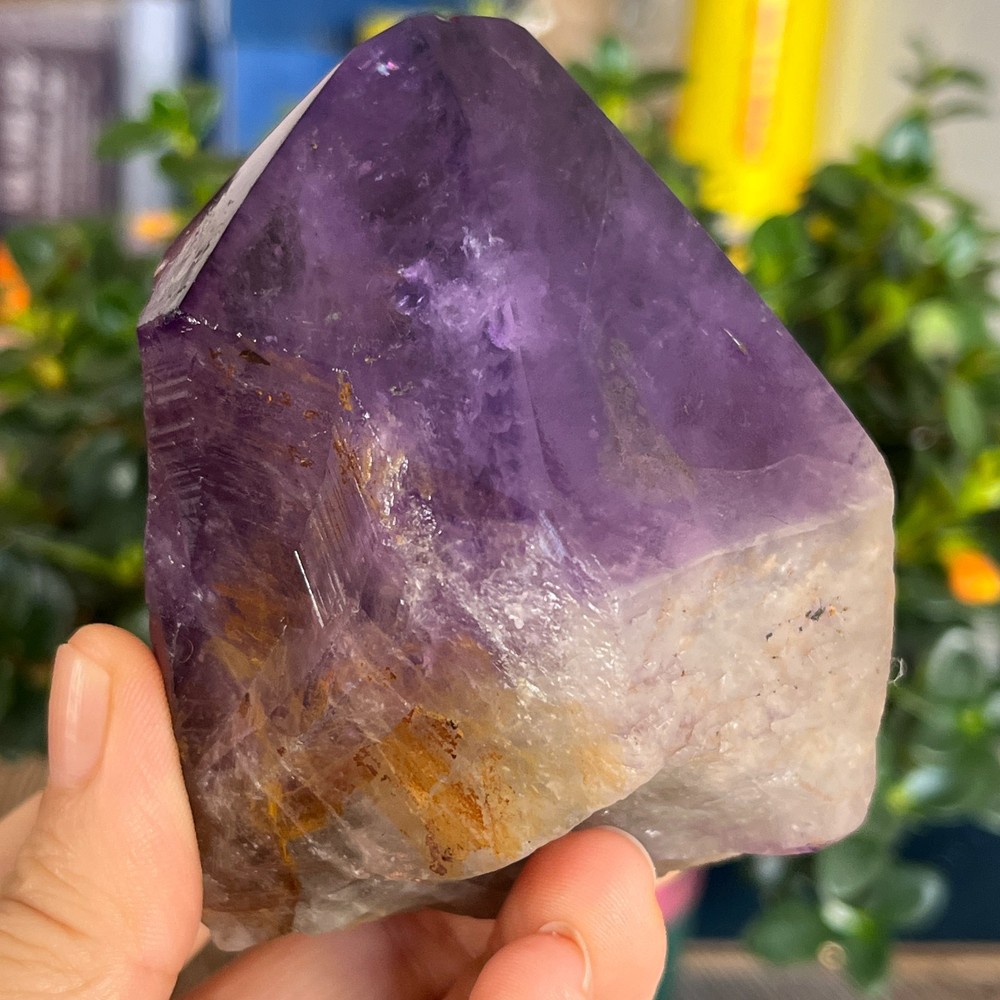 467g Natural Amethyst geode quartz clustercrystal specimen Healing