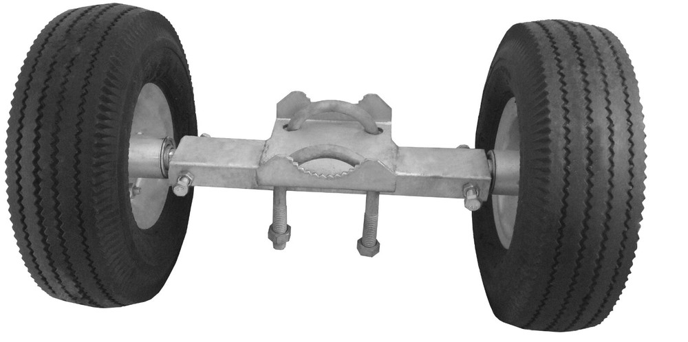 10" ROLLING GATE CARRIER WHEELS: for Chain Link Fence Rolling Gates - Rut Runner