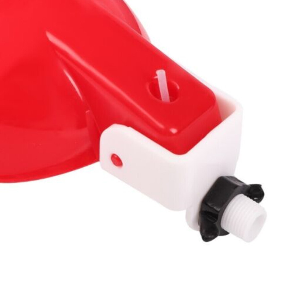 8 PCS Automatic Waterer Poultry Chicken Water Cup Feeder Drinker Drinking Bowl