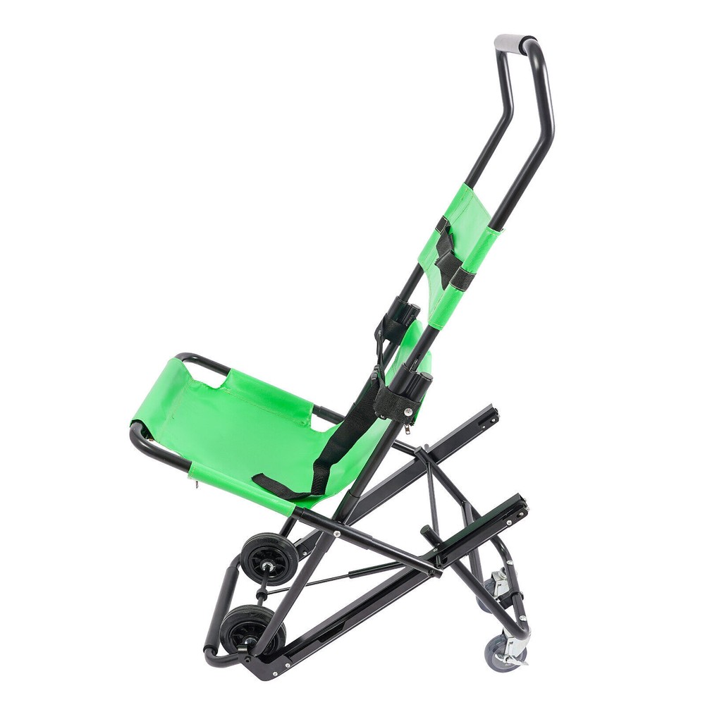 Foldable Emergency Stair Chair with Wheels - Portable Transport Solution
