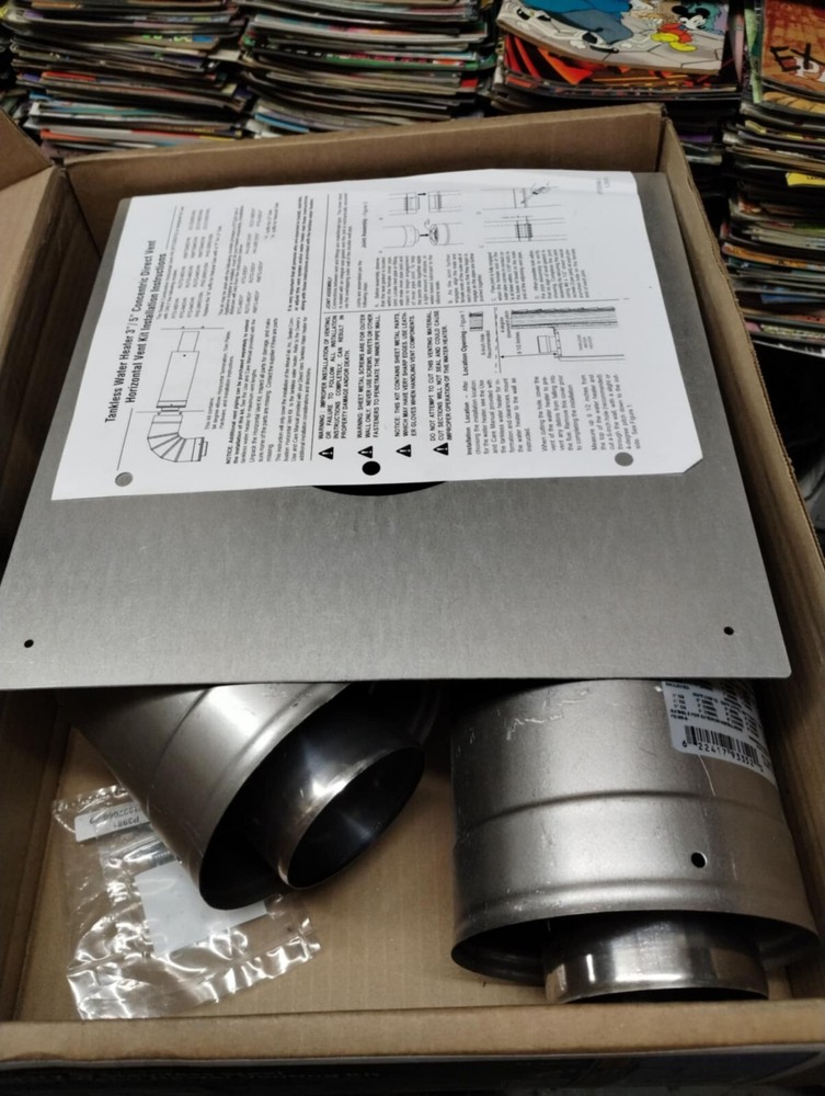 Rheem Horizontal Stainless Steel Concentric Termination Vent Kit RTG20210