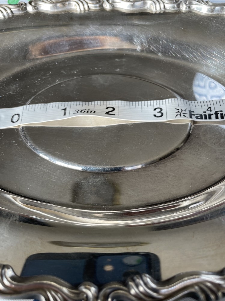 Wm A. Rogers Silverplate Gravy Boat Underplate Replacement 10.5” Long