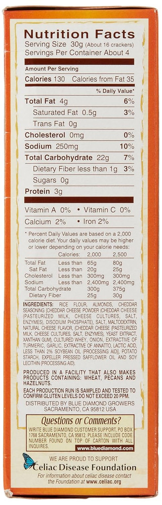 Nut Thins, Cheddar Cheese, 4.25 Oz