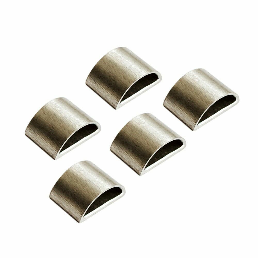 5x 4/4 Viola Silver Bow Ferrule Half Semi Circle Bow Maker Making Material