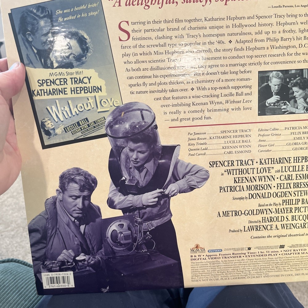 Without Love (Laserdisc, 1991) (location 2)