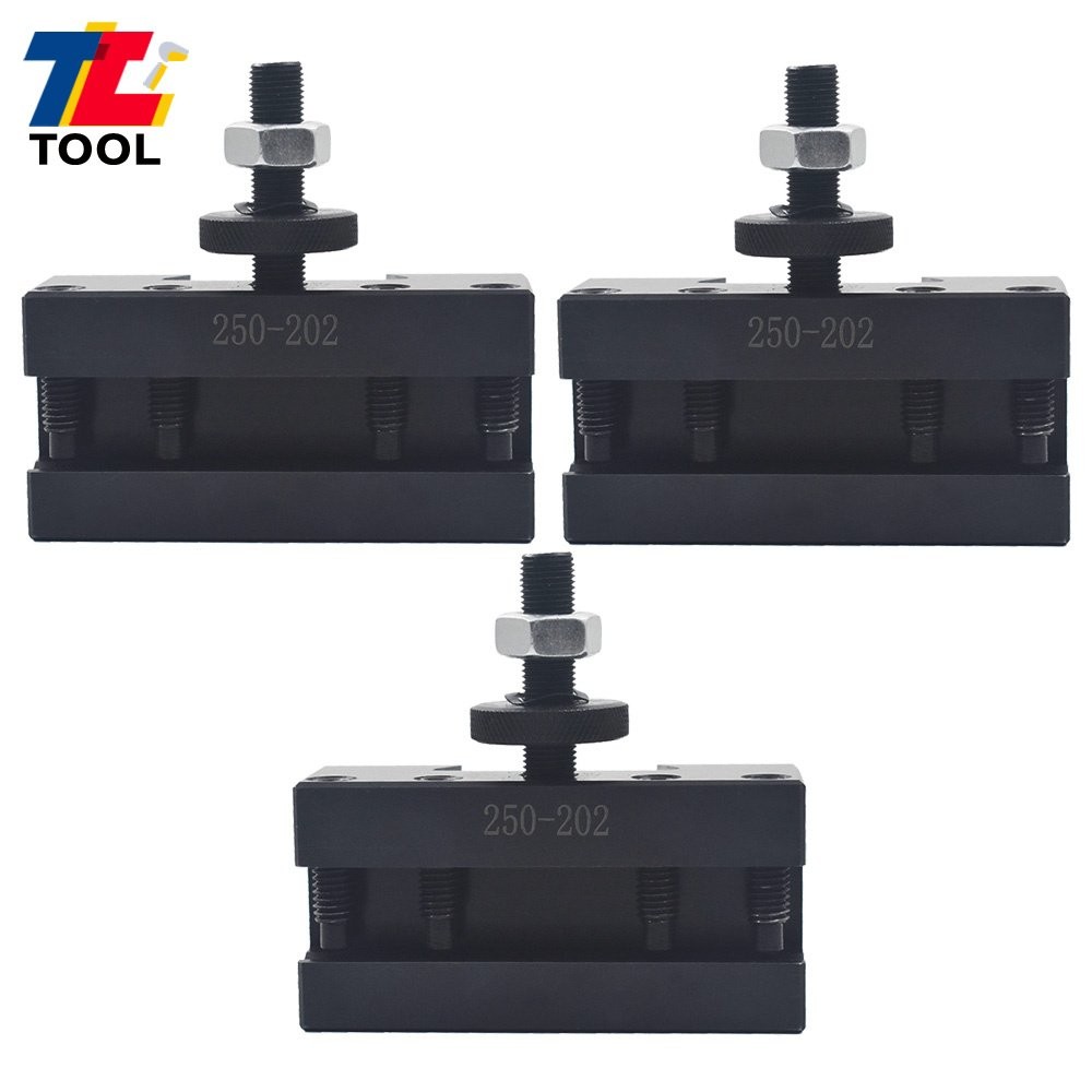 3×BXA #2 250-202 Quick Change Turning Facing Boring Tool Post Holder