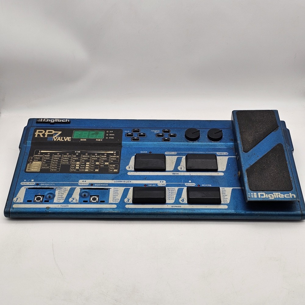 Digitech RP7 Valve Guitar Tube Preamp Multi Effects Processor - Untested As Is