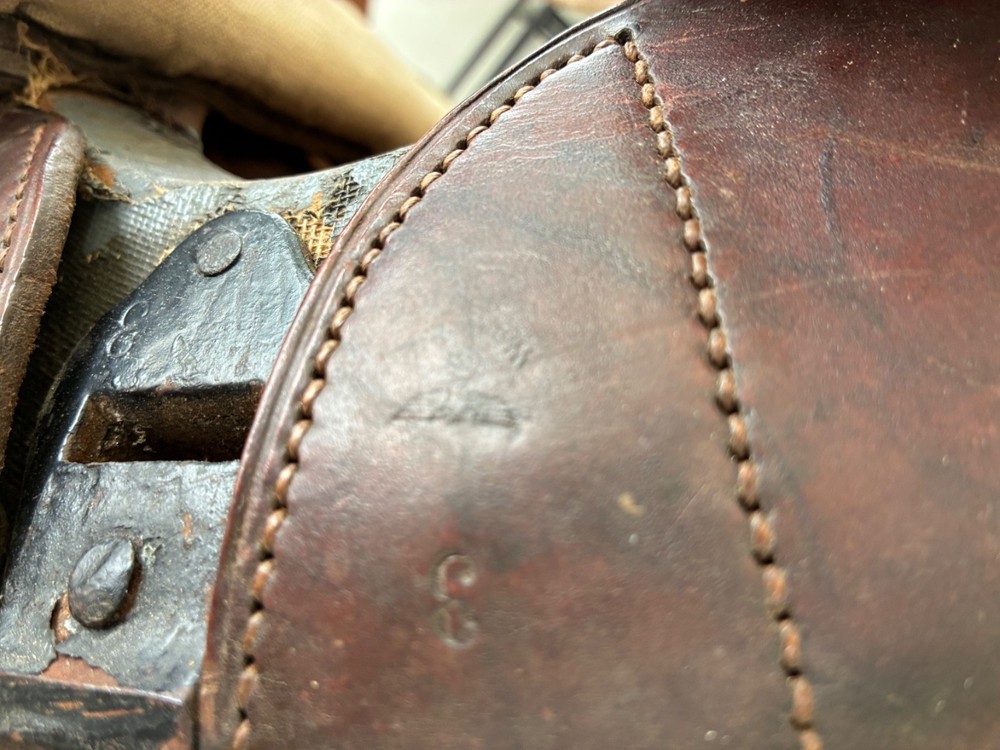 Original German WW2 Cavalry Saddle 1943