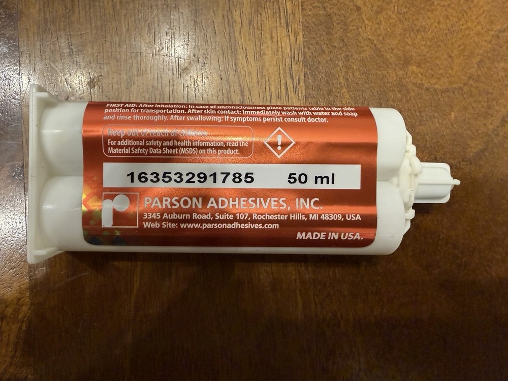 Parson Adhesive Epoxy Dispensing Gun Kit W/ Epoxy NEW