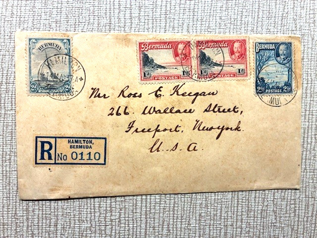 Hamilton, Bermuda Registered Mail - 5-17-37