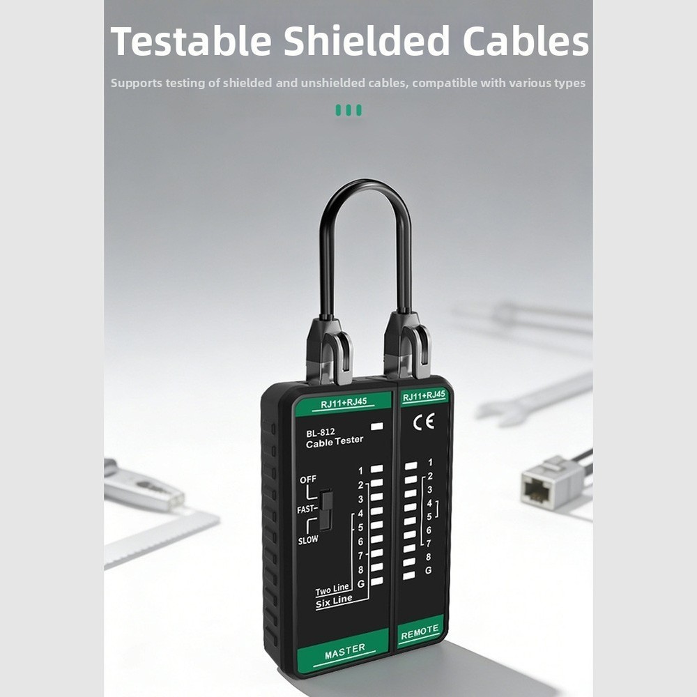 BL-812 Cable Tester for Network Signal Tracing Shielded Unshielded 8 Core