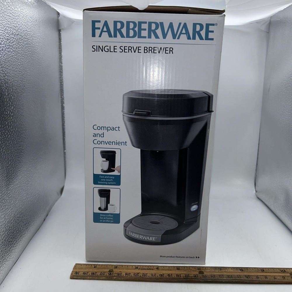 Faberware Single Server K-Cup Brewer New In Box (201615)