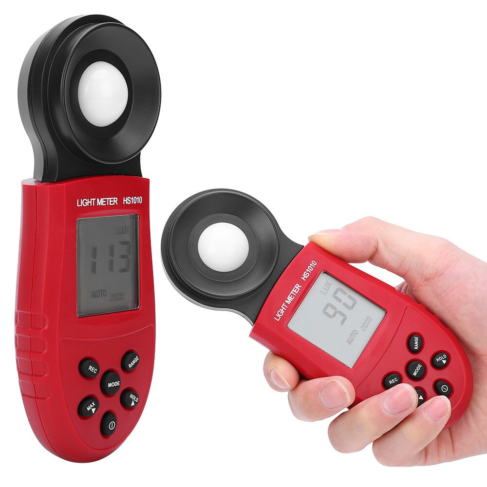 HS1010 Handheld Light Meter Digital Display Electric Illuminometer CAD