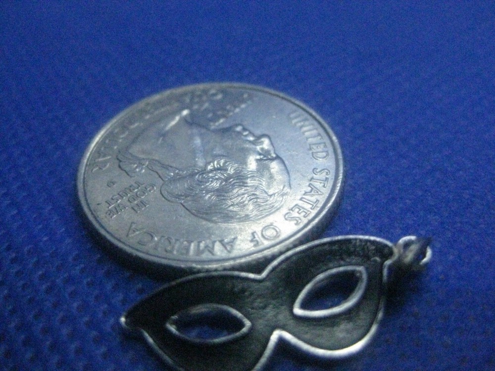 Sterling Silver Mask Charm
