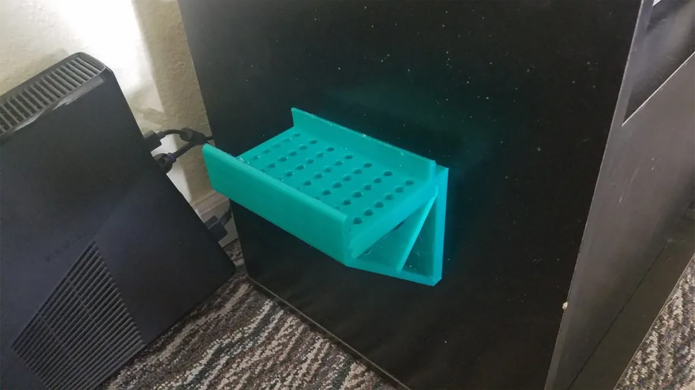 Microsoft Xbox 360 Slim Wall Mount Console Shelf System Hanger Bracket Display