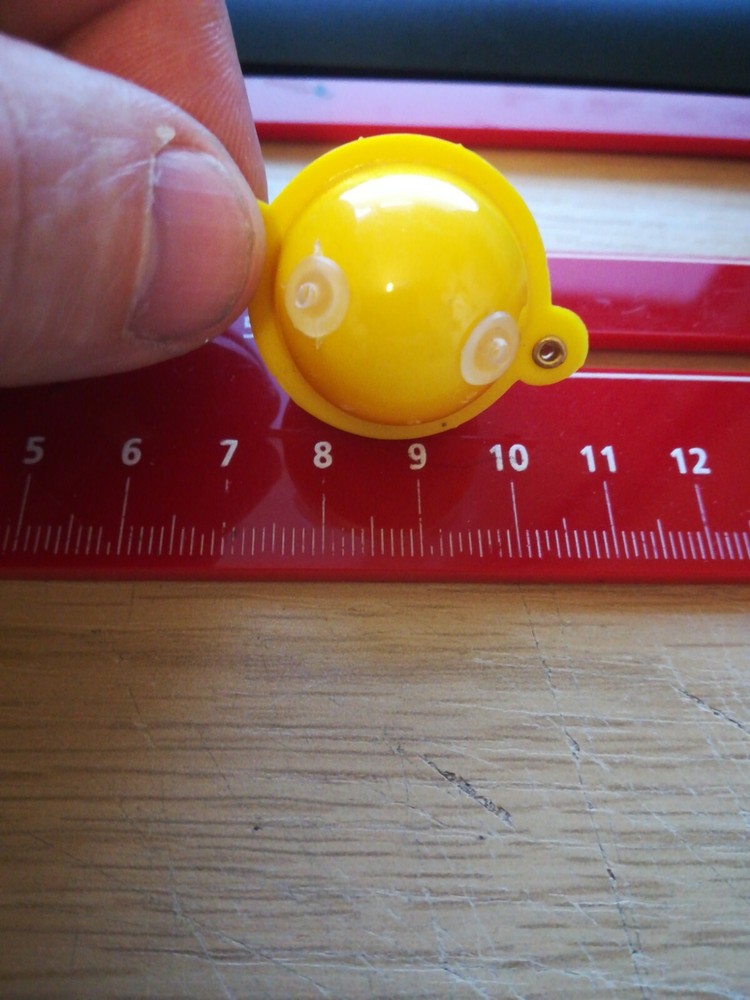 Fishing Bubble Float x 2 yellow ideal for floating baits