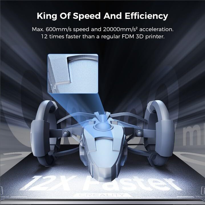 Creality K1 Max 3D Printer Smart AI Function 600mm/s Printing Speed Auto Level