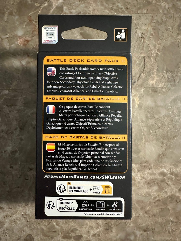 Star Wars Legion: Battle Deck Card Pack II