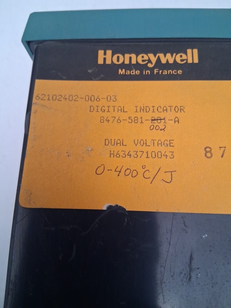 HONEYWELL DIGITAL INDICATOR 8476-581-002-A