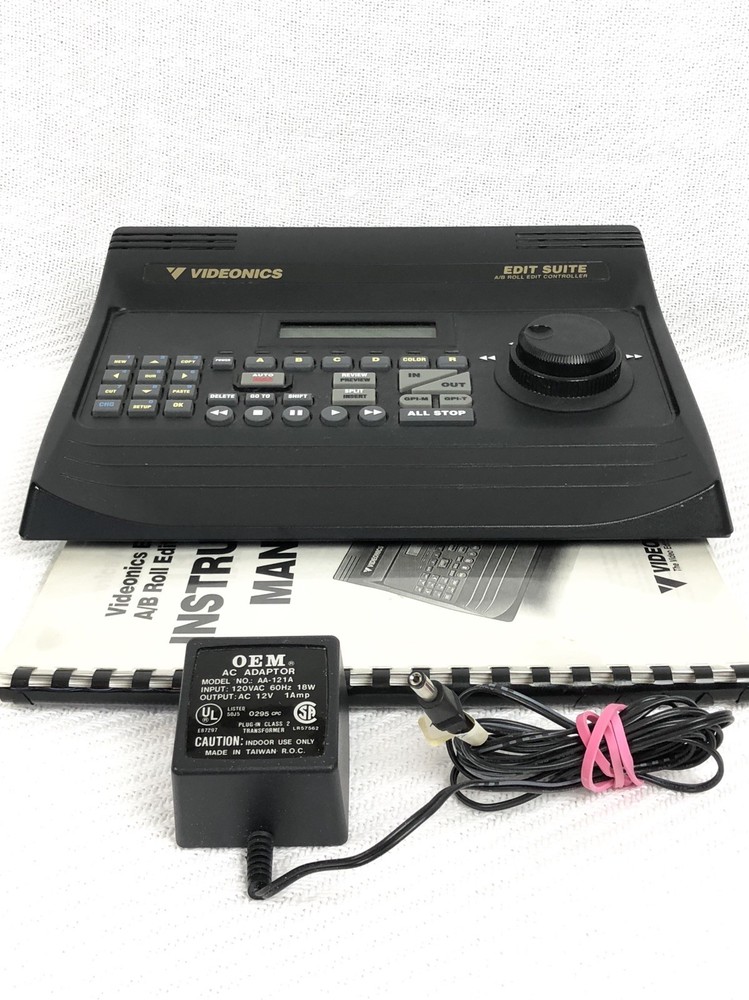 Videonics AB-1 Edit Suite A/B Roll Edit Controller with Power Adapter and Manual