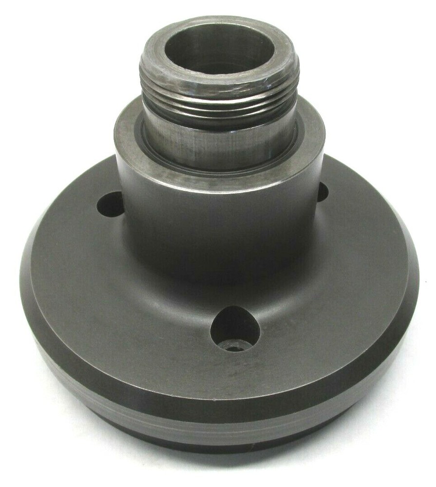 5C COLLET CHUCK CNC LATHE PULLBACK THREADED NOSEPIECE w/ 150mm MOUNT