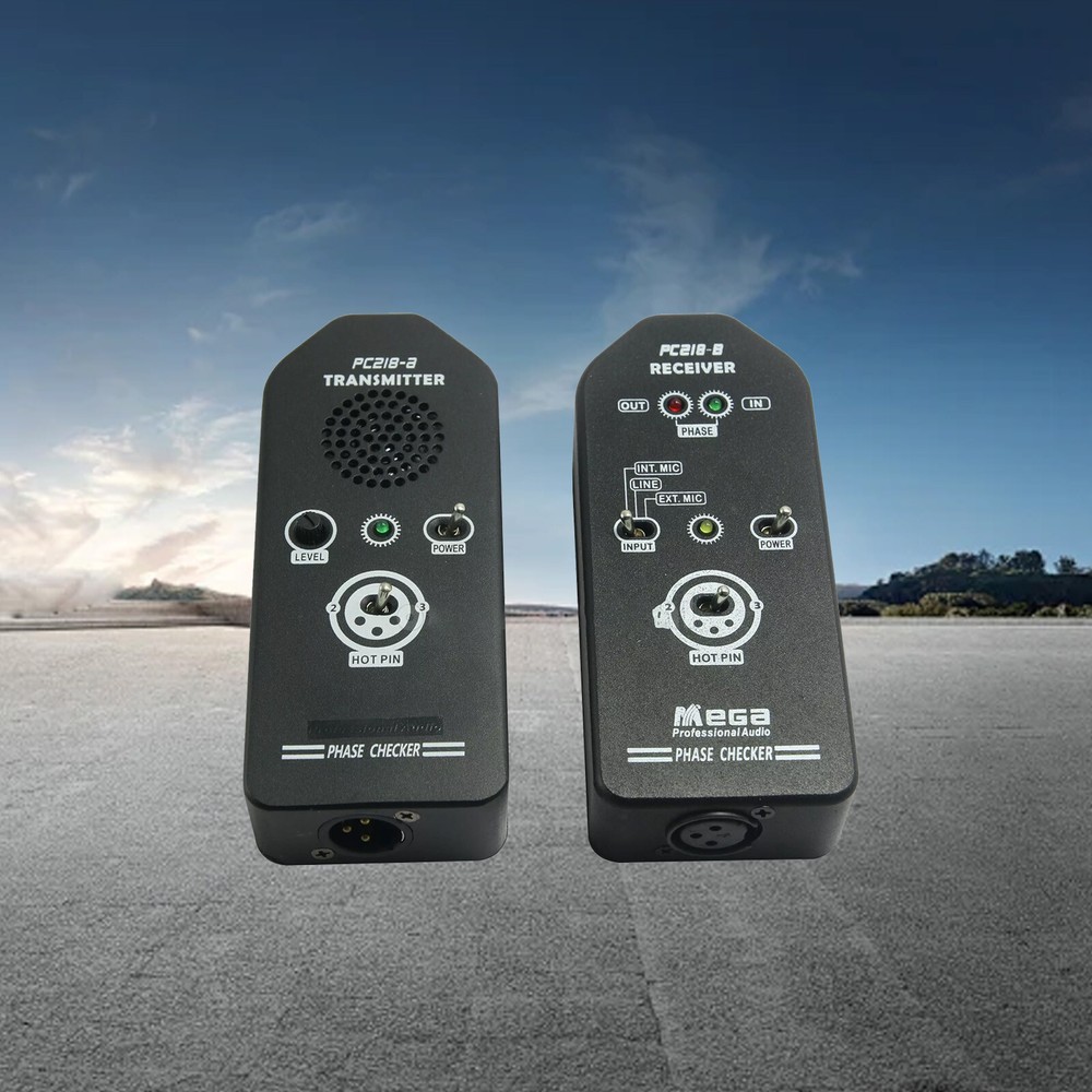 PC218 Phase Polarity Tester Checker Detector Audio Speaker Microphone Testing