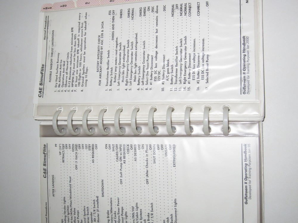 GII Operating Handbook CAE Gulfstream 2
