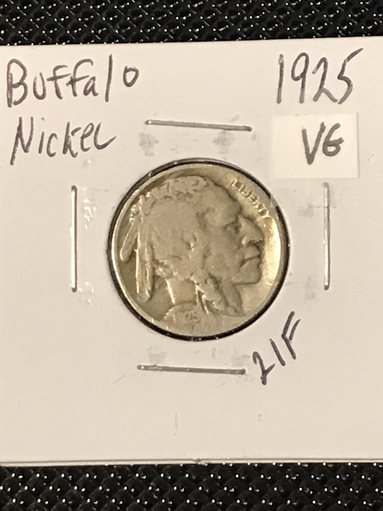 1925 Buffalo Nickel   VG