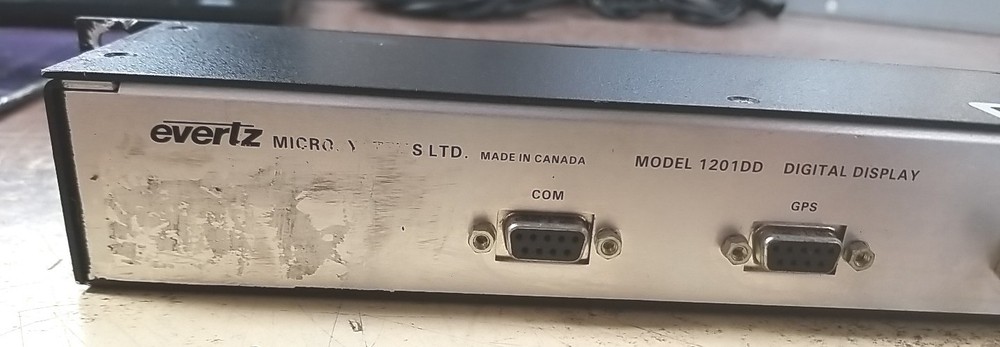 Evertz 1201DD Network Digital Display Clock