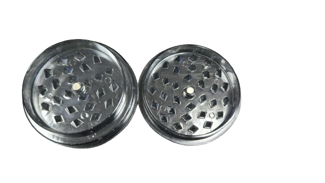 X6PC Plastic Mix Clear Colored Herb Grinder 6pcs