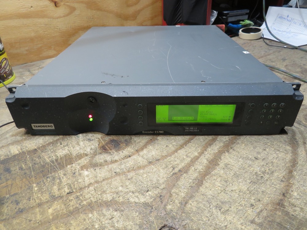 Tandberg Ericsson MPEG2 4:2:2 HD Encoder E5780 ATSC DVB 2U Rackmount ASI out