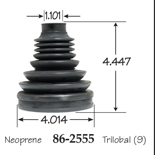 Inner & Outer CV Axle Boot for Ford Escape Front 1.5L 2017-2018