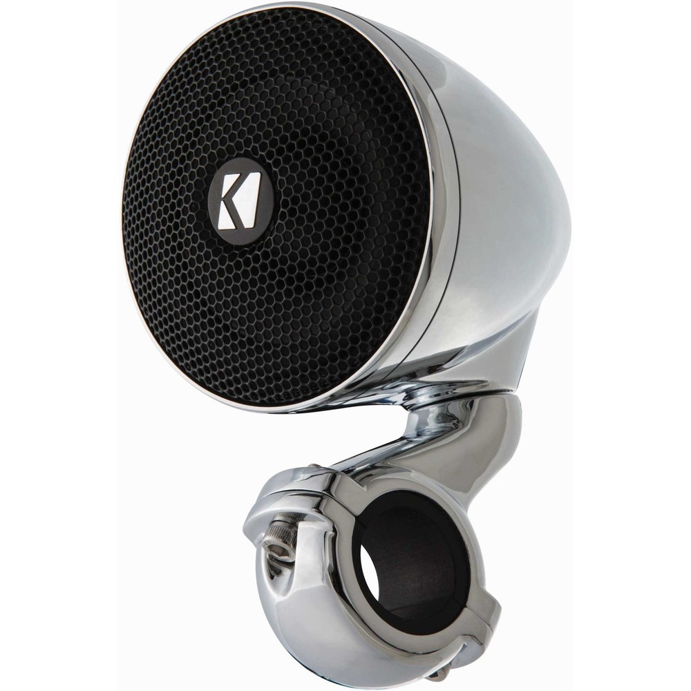 Kicker 47PSM34 3" Weatherproof Mini System; Chrome; 4-Ohm - Open Box