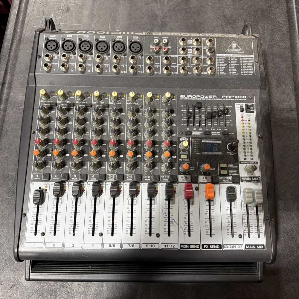 behringer europower pmp1000 Mixer *untested* READ