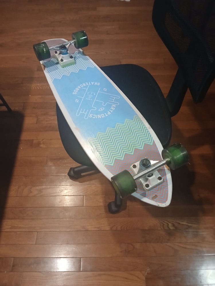 kryptonics 36" longboard cruiser skateboard