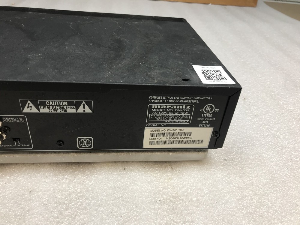 MARANTZ DV4500 DVD Player No Remote Included Tested and Functional