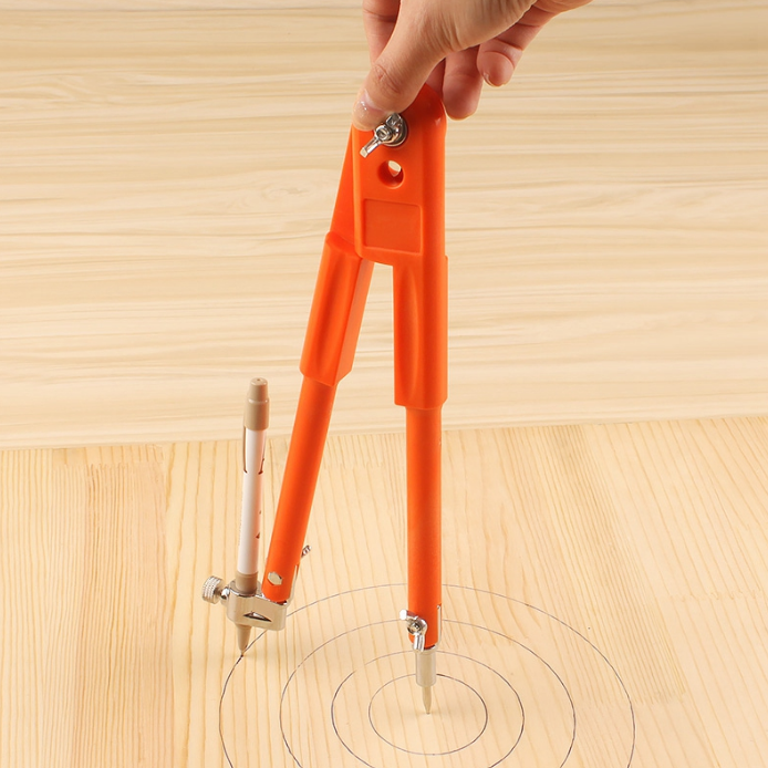 Large Size Carpenter Precision Pencil Compasses Large Diameter Adjustable Mark