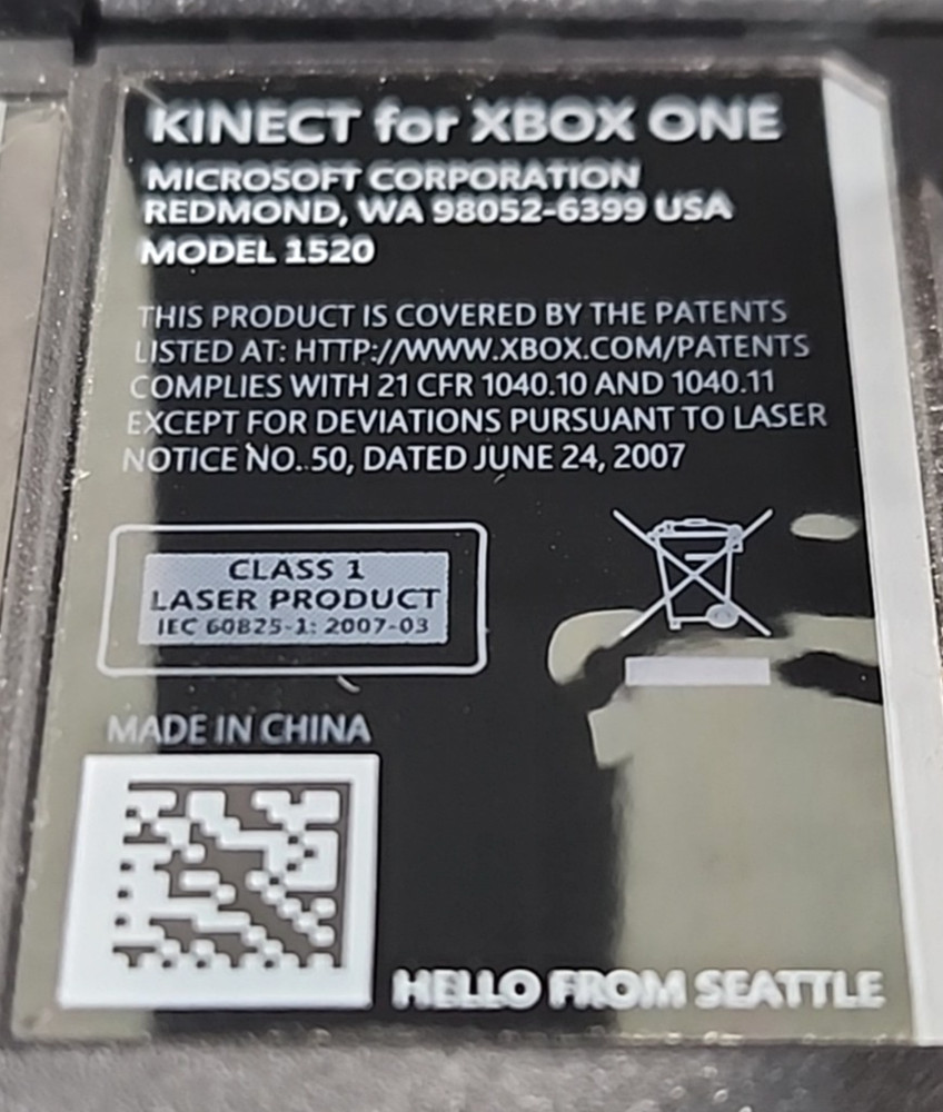 OEM Microsoft Xbox One Kinect Camera Motion Sensor Bar Model 1520 Preowoned Nice