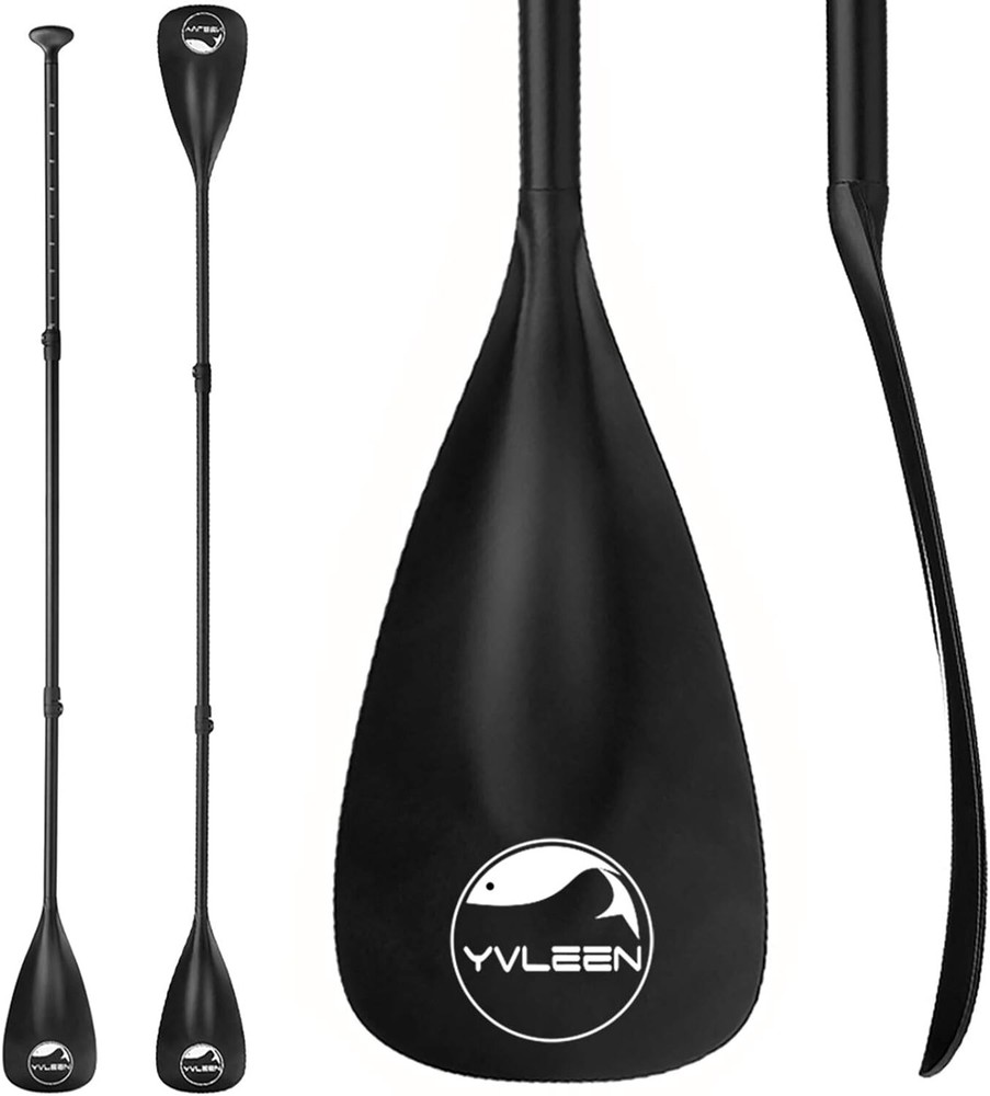 Aluminum 4-Piece SUP Paddle - Adjustable & Floating - Lightweight Design