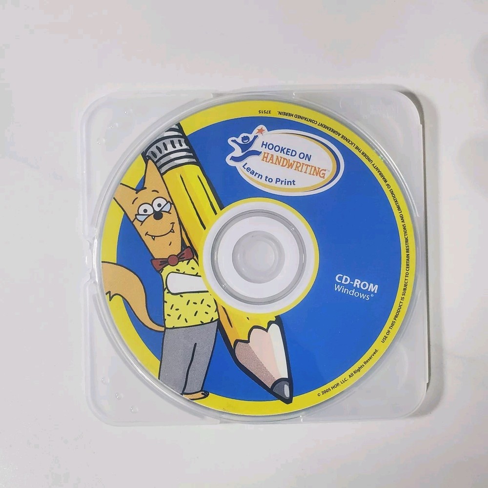 Hooked On Handwriting Learn To Print Activity And Workbooks With CD-ROM